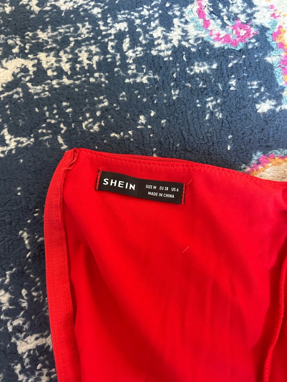 Red Ruched Strapless corset - Picture 4 of 5